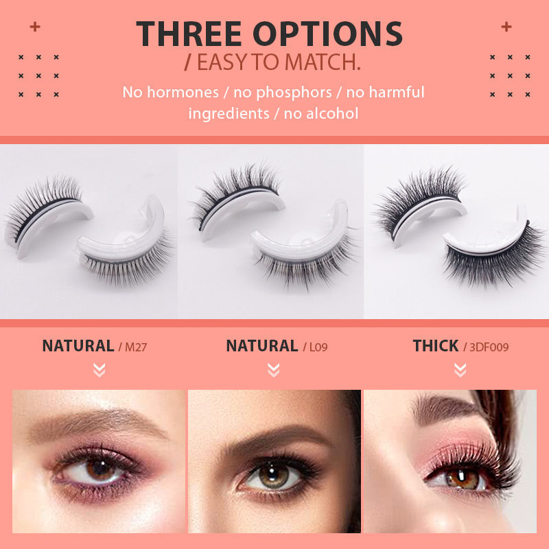 Gift Reusable Self-Adhesive Eyelashes | Lersk