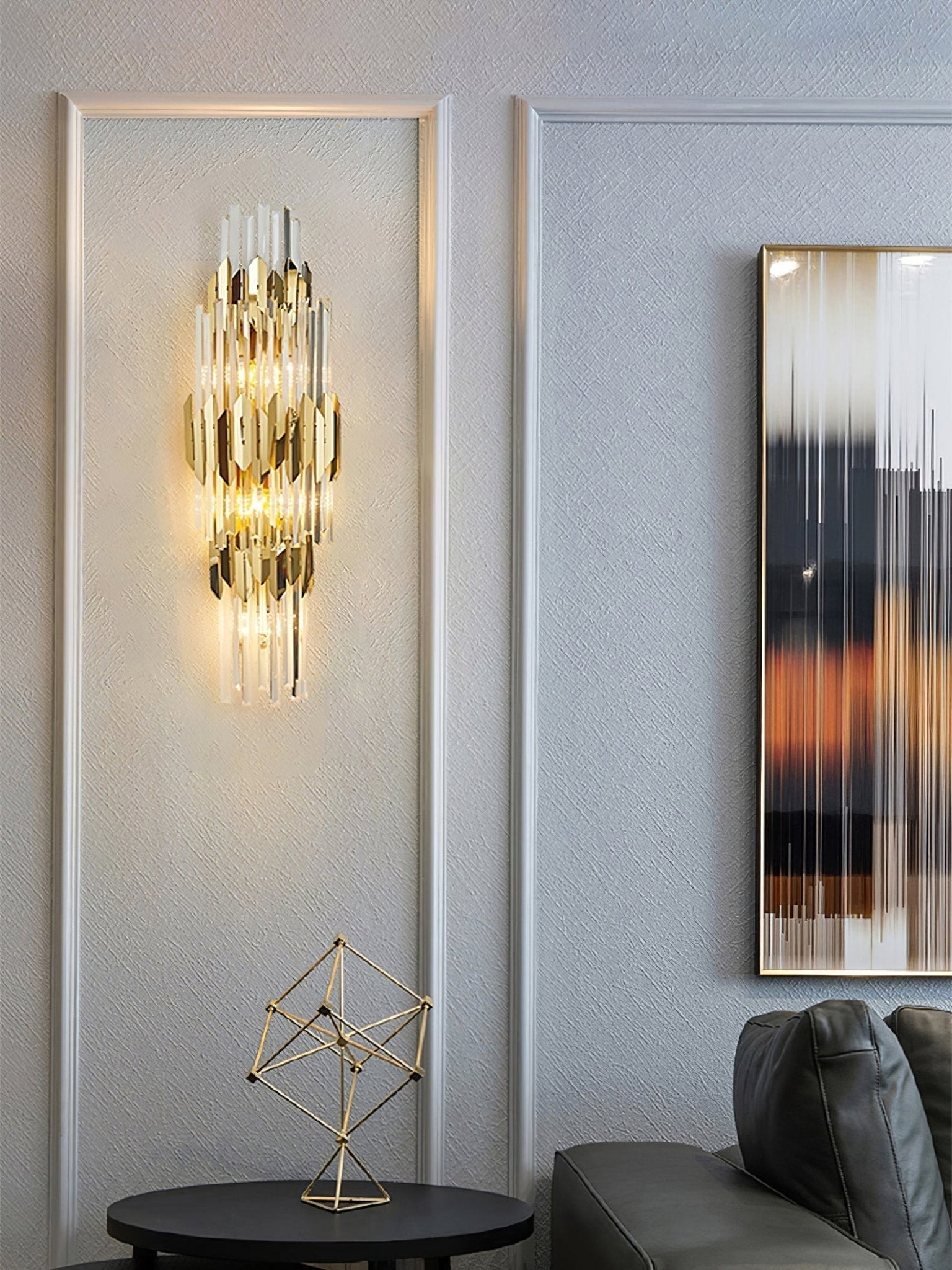 Aurelia Trójwarstwowa Lampa Ścienna z Rozproszonym Światłem Atmosferycznym | Lersk