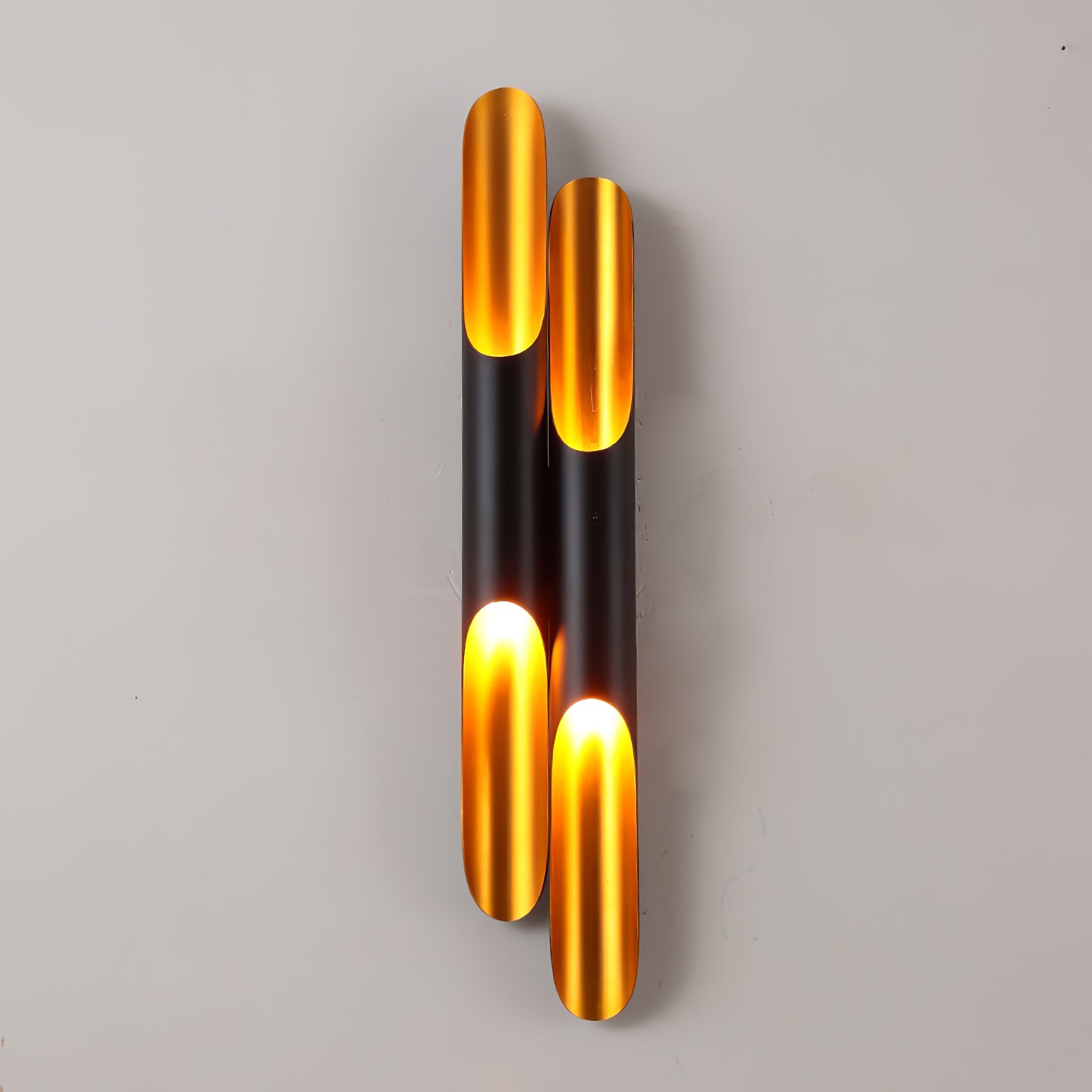 NovaCrest Cylindrical Wall Light with Brushed Metal | Lersk