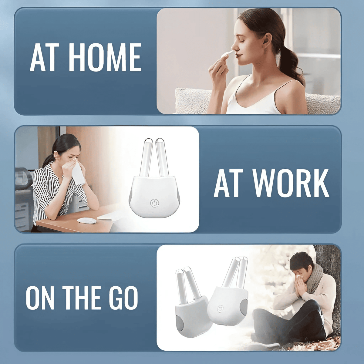 NoseNova Red Light Nasal Therapy for Sinus Relief and Congestion