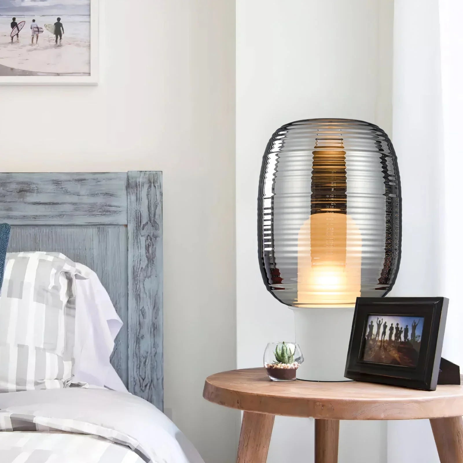 Decorative Glass Table Lamp For Contemporary Home Lighting | Lersk