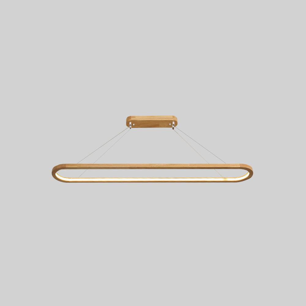 LumaWood Modern Hanging Lamp Metal And Wood With LED | Lersk