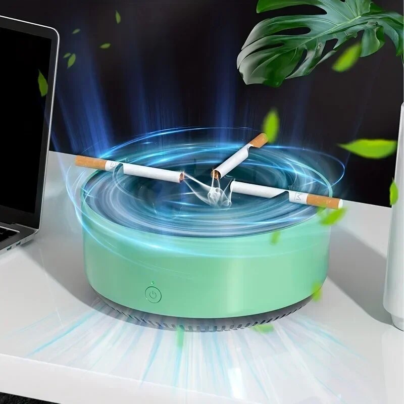 Purificador de Ar Aerlux para Remoção de Fumo com Cinzeiro e Ventoinhas Silenciosas | Lersk