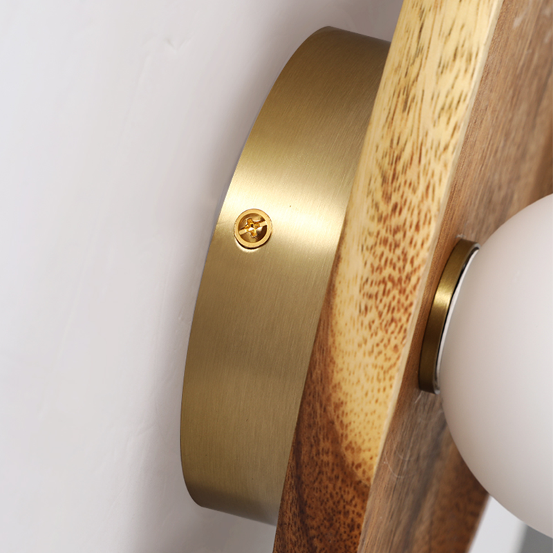 LumiVerde Natural Wood Wall Lamp for Warm Ambience | Lersk