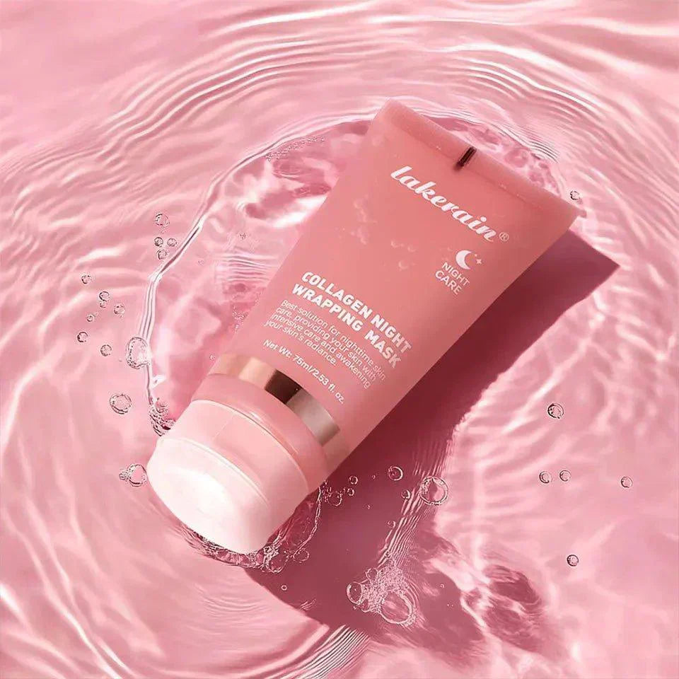 Collagen Natindpakningsmaske Fugt Ceramid Hudtyper | Lersk