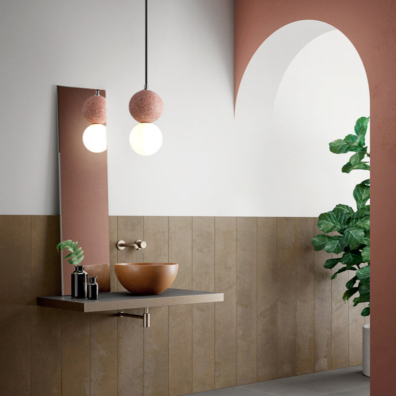 Valentina LED Pendant Lights Glass Globe For Dining Table | Lersk