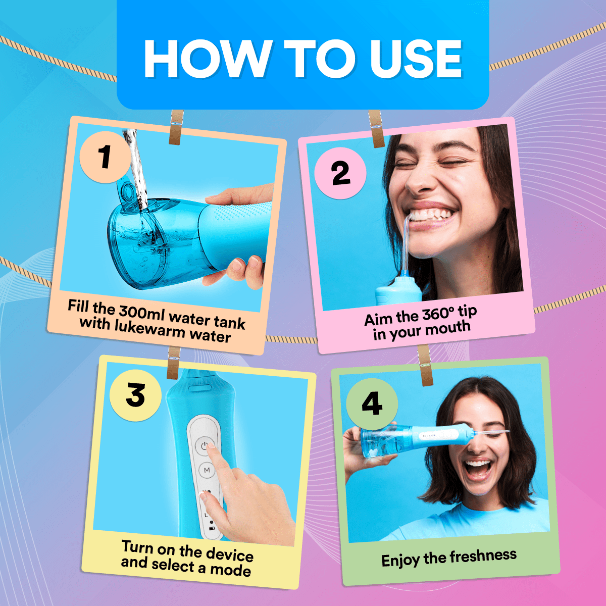 Water Flosser Pro – Tehoa, tarkkuutta ja täydellistä raikkautta | Lersk