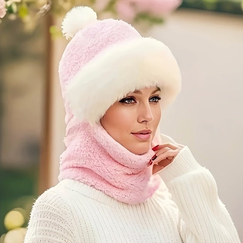 Ensemble bonnet et écharpe d'hiver avec doublure en polaire douce, coupe-vent et chaleur légère, ChillGuard | Lersk