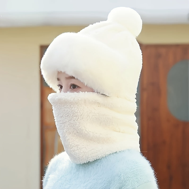 Ensemble bonnet et écharpe d'hiver avec doublure en polaire douce, coupe-vent et chaleur légère, ChillGuard | Lersk