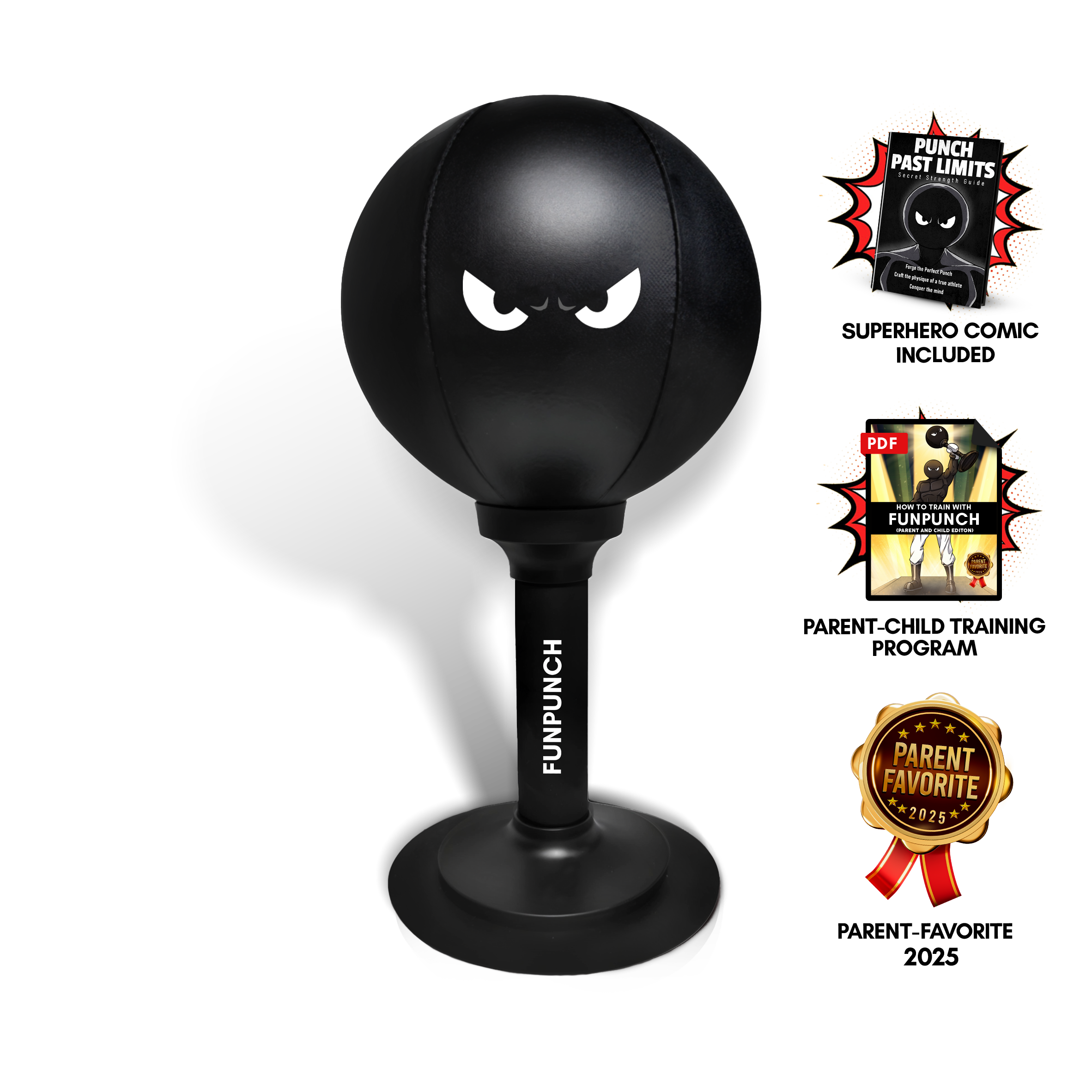 FunPunch R-Rage Bag Kids Edition — Active Play & Energy Outlet | punching ball | Lersk