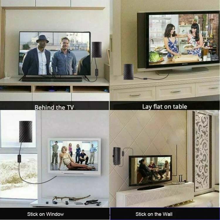 LumaWave 4K Indoor TV Antenna | 600-Mile Range, Plug & Play | Lersk