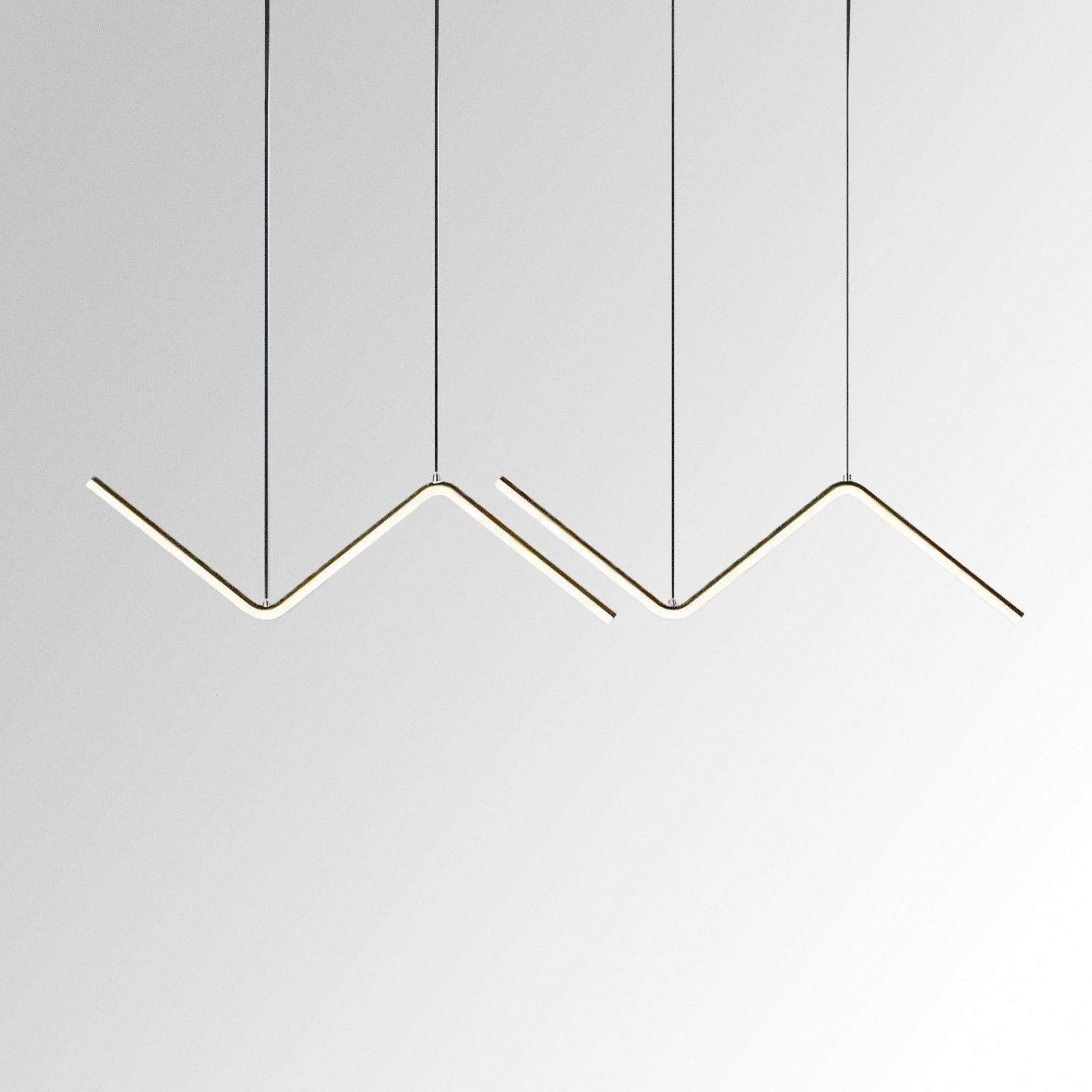 Solenne | Geometric Triangle Chandelier | Lersk
