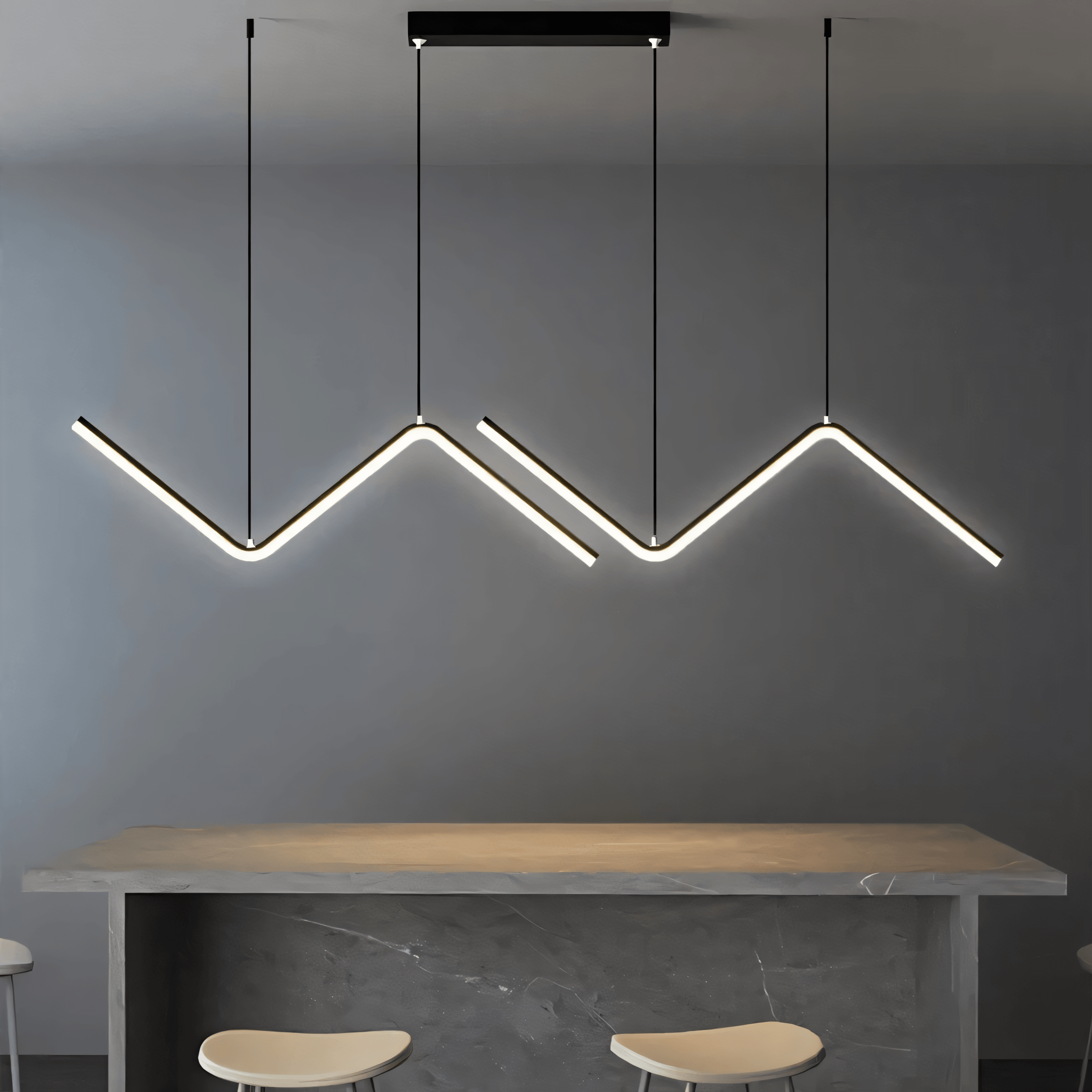 Solenne | Geometric Triangle Chandelier | Lersk