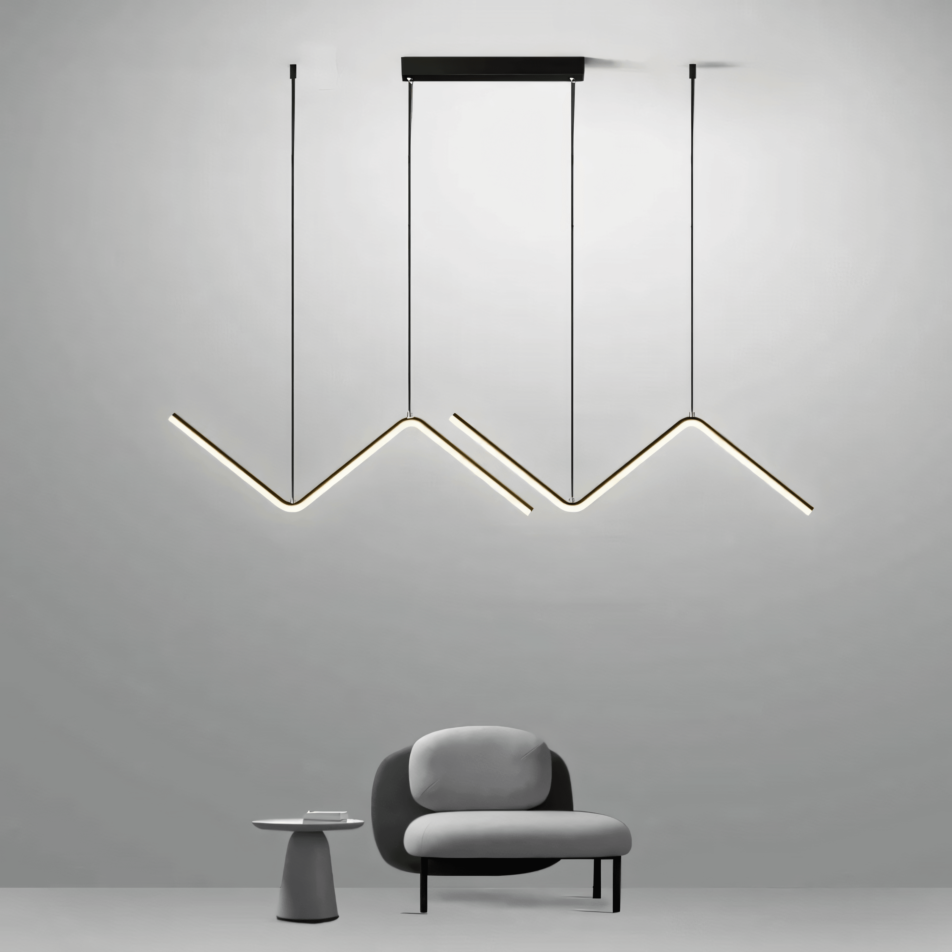 Solenne | Geometric Triangle Chandelier | Lersk