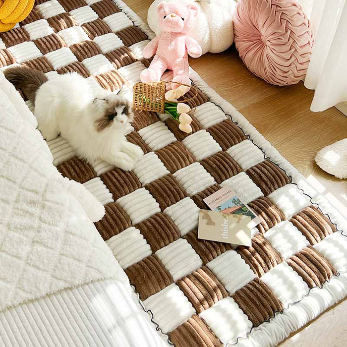 NovaNest Chenille Haustiermatte Gemütlich Waschbar Komfort für Haustiere | Lersk