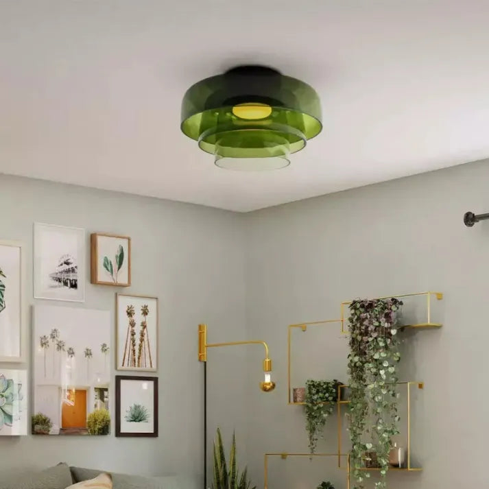 Lumenweave Nordic Ceiling Light With Handcrafted Glass Shade | Lersk