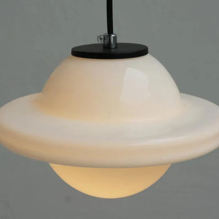 Suspension géométrique AstraLume en verre dépoli | Lersk