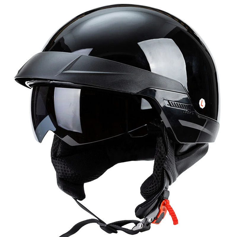 Capacete Open Cruiser com Forro Removível para Motociclistas | Lersk