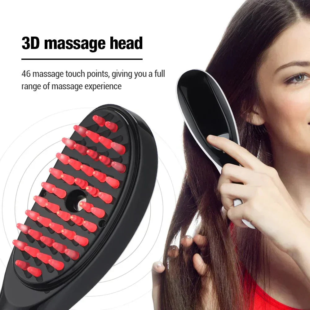 NovaGlow Red Light Massage Comb For Scalp Therapy Sessions | Lersk