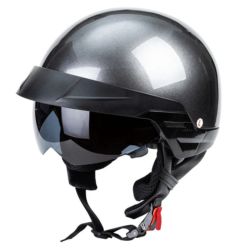 Capacete Open Cruiser com Forro Removível para Motociclistas | Lersk