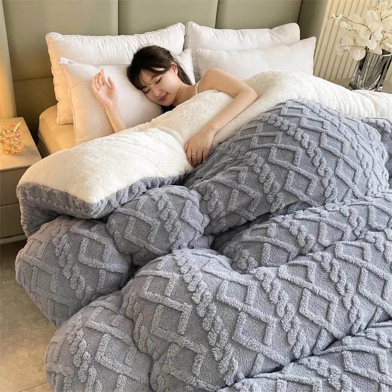 Copripiumino SnowHaven in Cashmere Morbido e Caldo per Letto Invernale | Lersk