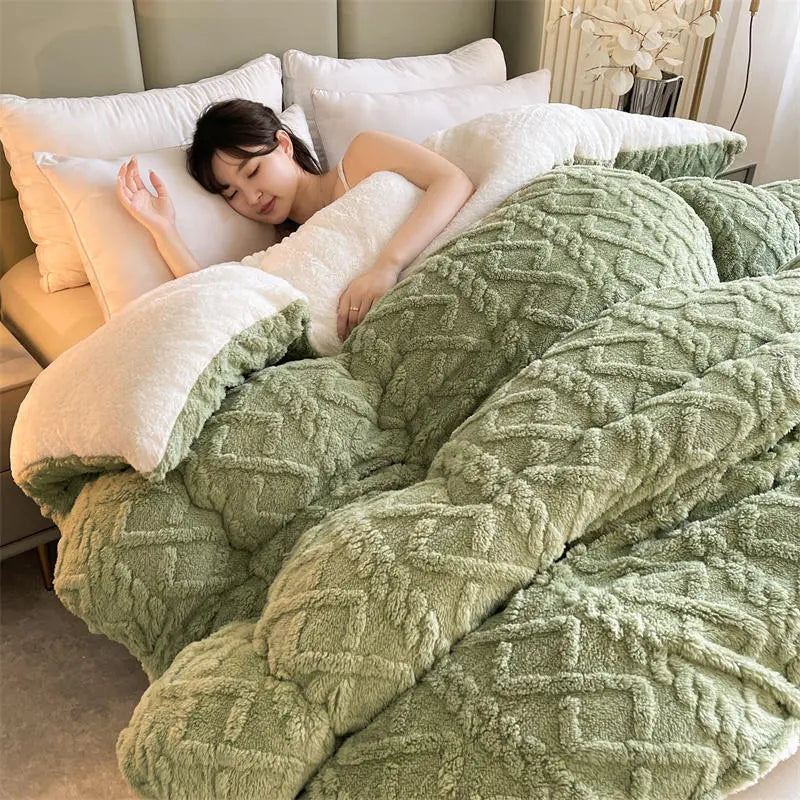 Copripiumino SnowHaven in Cashmere Morbido e Caldo per Letto Invernale | Lersk