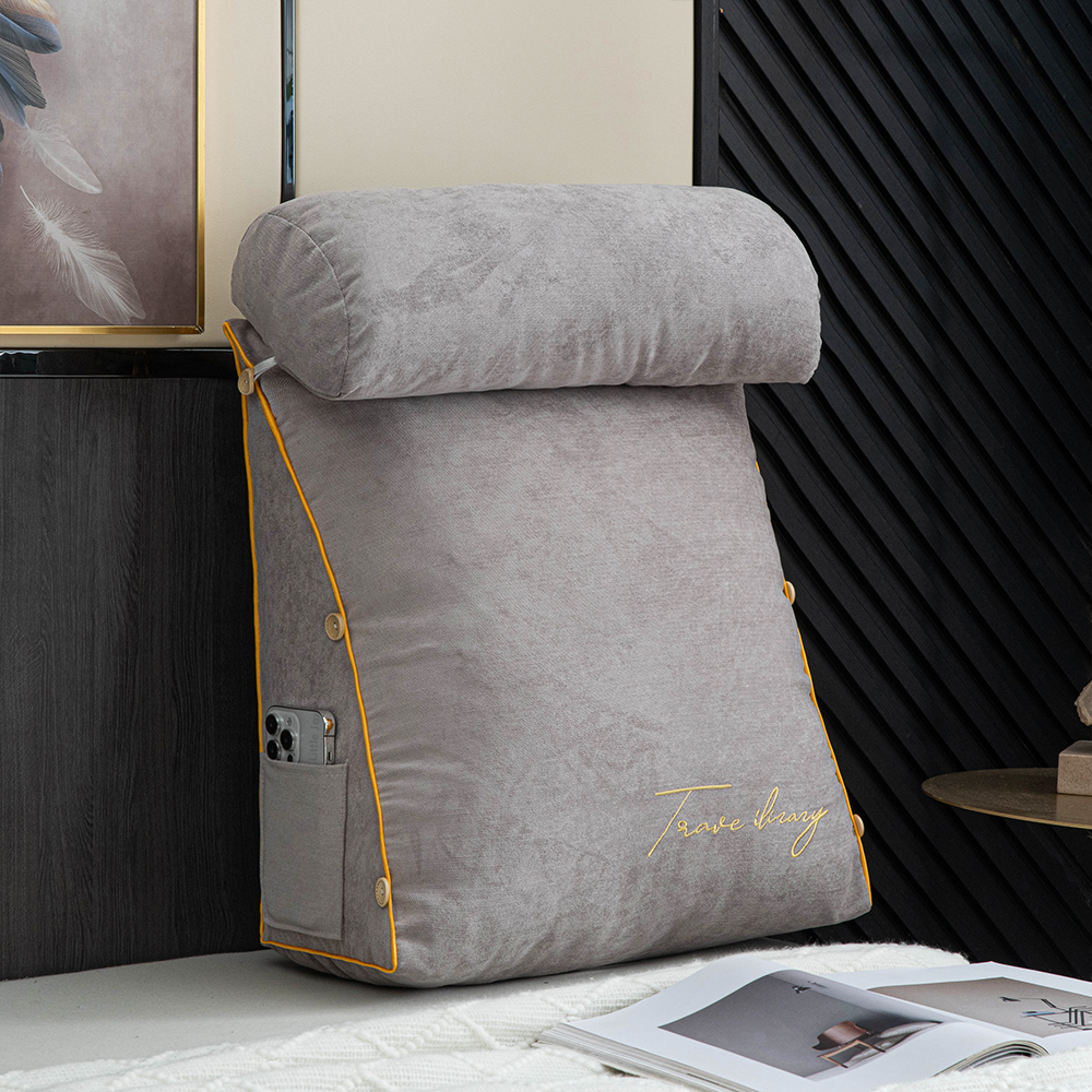 NovaSupport Ergonomic Back Reading Pillow for Bed and Sofa | Lersk