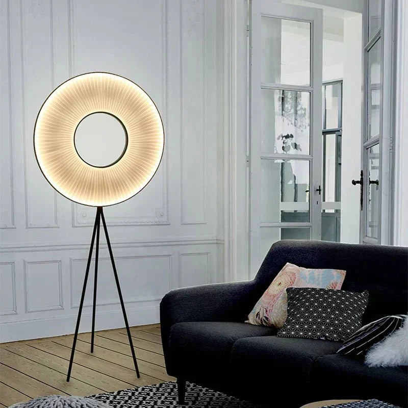 HaloSphere Floor Lamp Modern Minimalist Ambient Lighting | Lersk