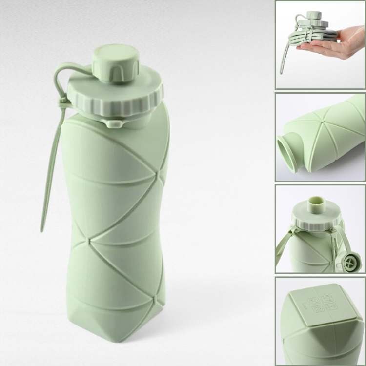AquaFold faltbare Wasserflasche, BPA-frei, auslaufsicher | Lersk
