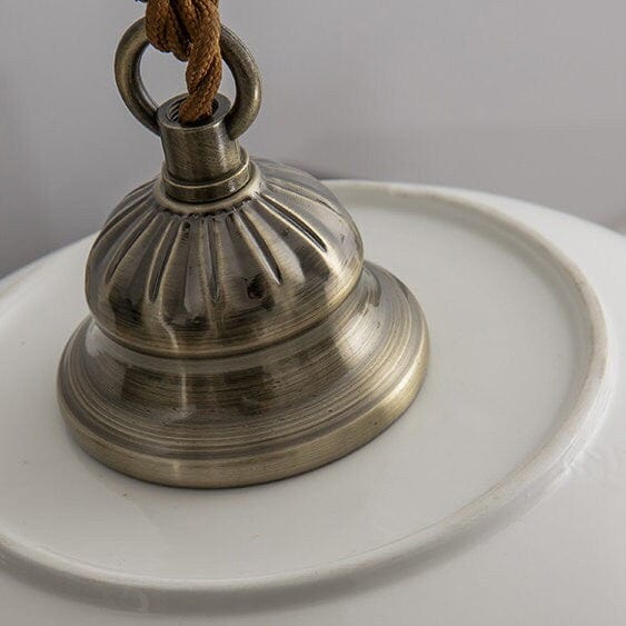 Lisboa LED Pendant Light, Ceramic Plate in Portuguese Tile Style, Bulb Included | Lersk