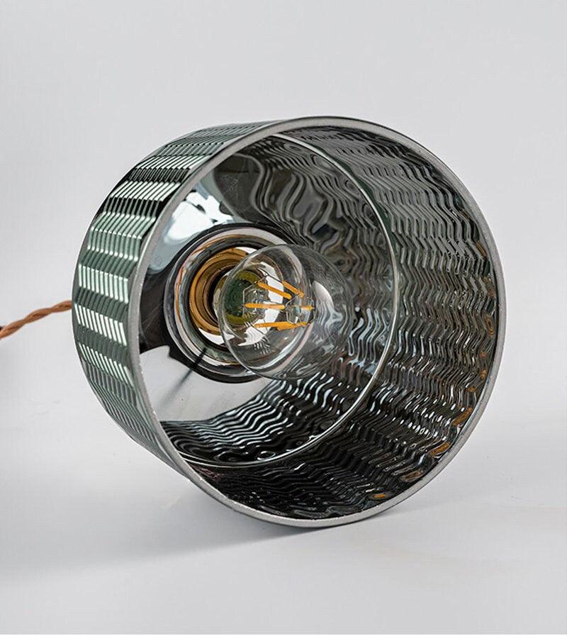 Liora | Lampada a sospensione cilindrica in vetro verde lucido stile Art Deco, lampadina LED inclusa | Lersk