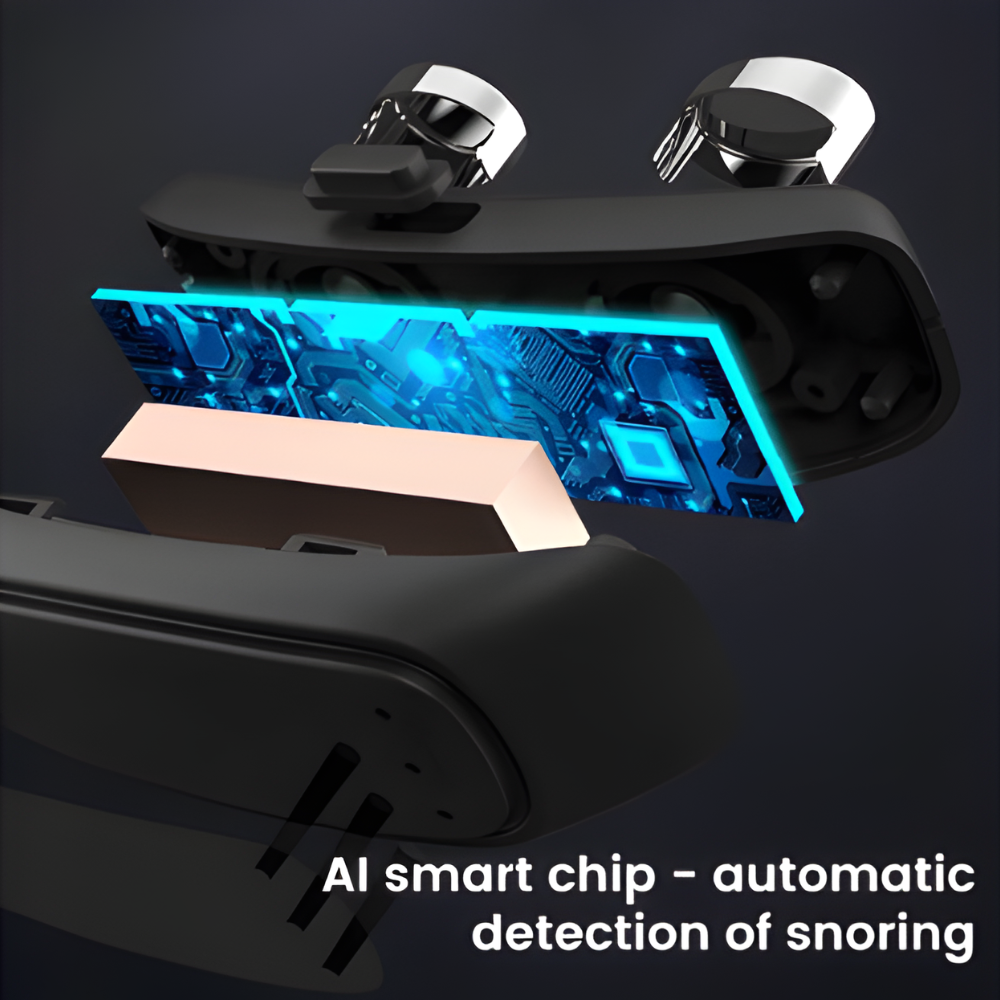 Smart EMS Anti-Snoring Device with Automatic Detection for Better Sleep | Lersk