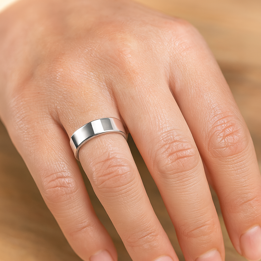 Magnetischer Therapie-Ring aus Edelstahl für den Alltag und minimalistisches Design | Lersk