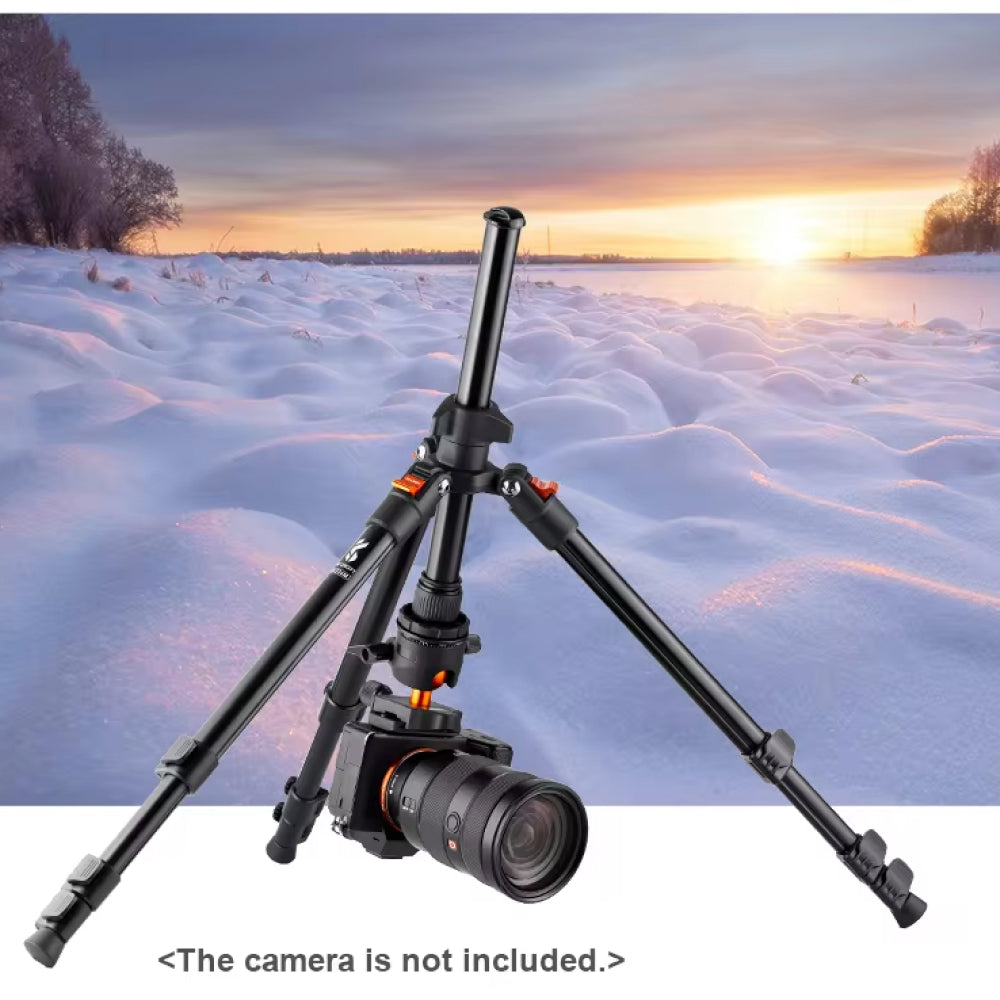 Letvægts kulfiber rejsetripod 187 cm til telefon og kamera | Lersk
