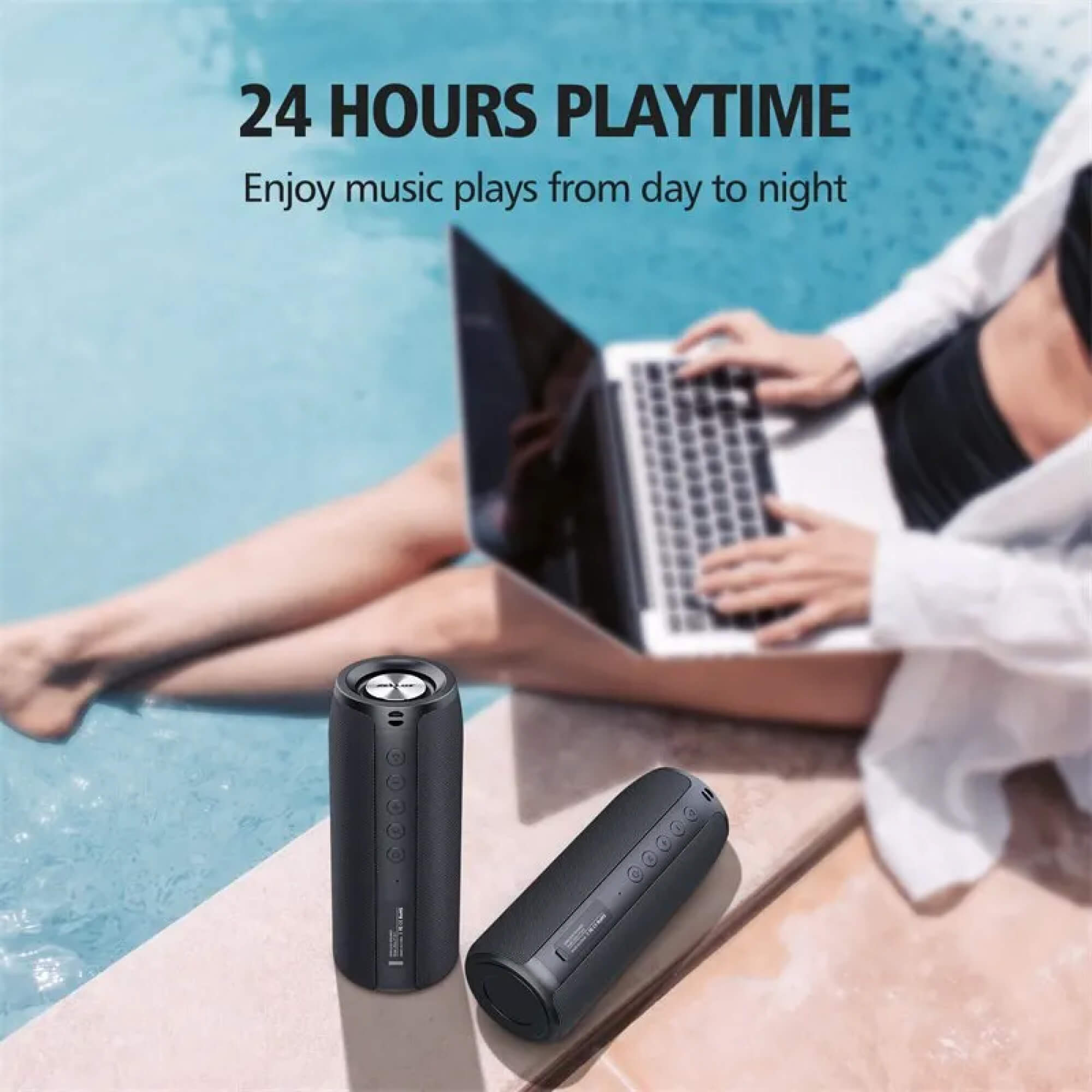 Rivaro Kompakter Wasserdichter Bluetooth-Lautsprecher für Reisen | Lersk