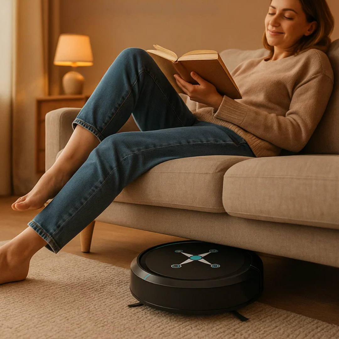 Robot Vacuum Cleaner Automatic Floor Sweeper For Home Cleaning And Everyday Use | Lersk