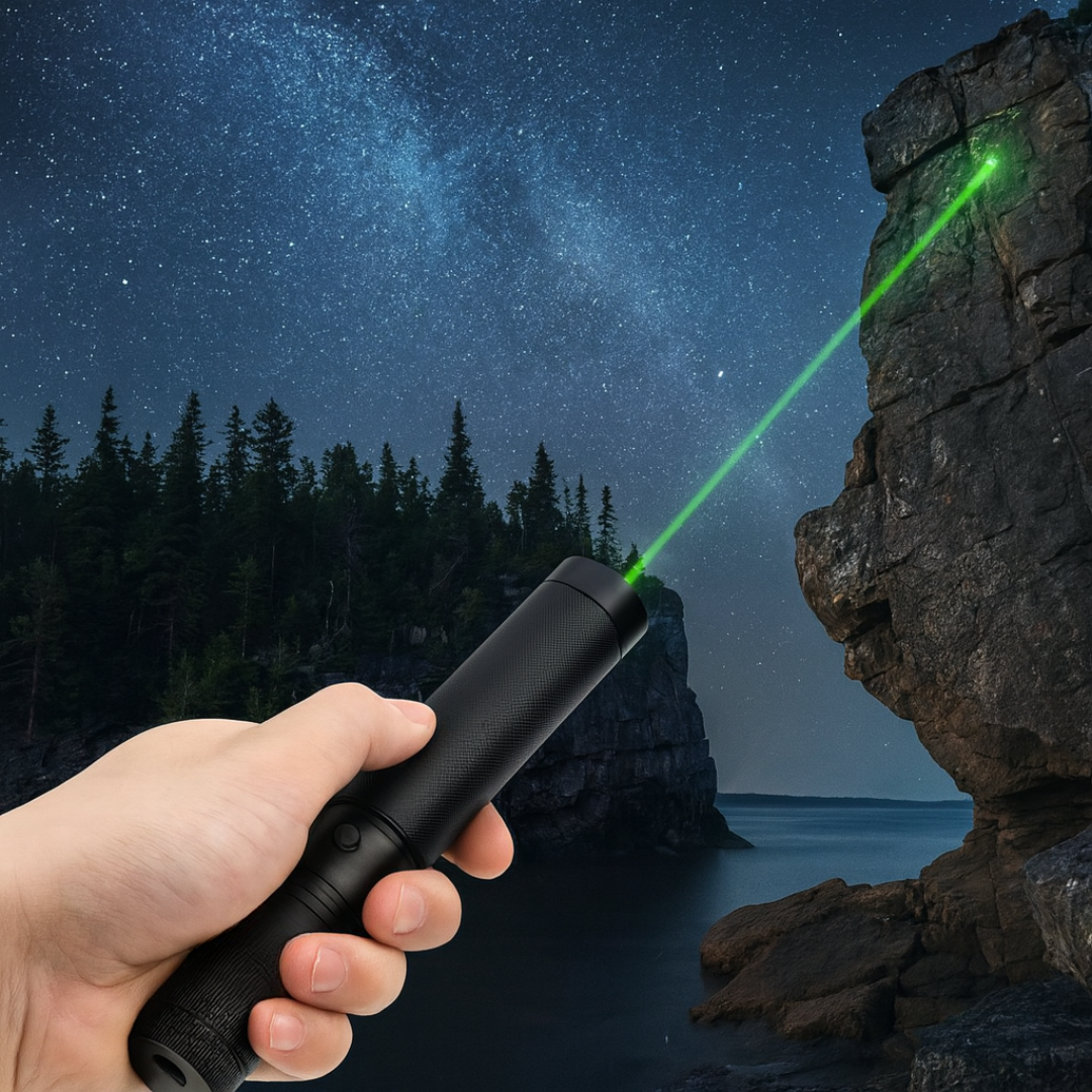Wiederaufladbare Hochleistungs-Laserpointer-Taschenlampe | Lersk