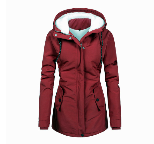 Cappotto invernale imbottito impermeabile con cappuccio Nordhaven da donna | Lersk
