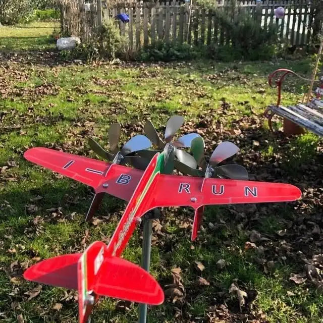 Historischer Flug Windspinner Gartendekoration für Außenbereiche und Höfe | Lersk