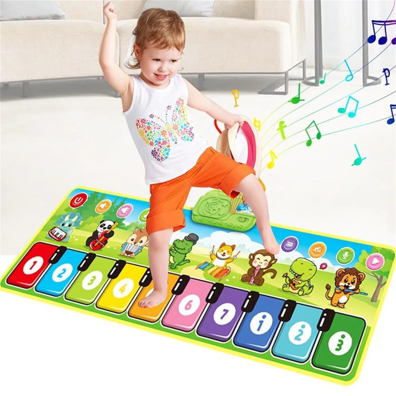 NovaPulse Floor Piano Mat For Kids Colorful Musical Toy For Creative Play | Lersk
