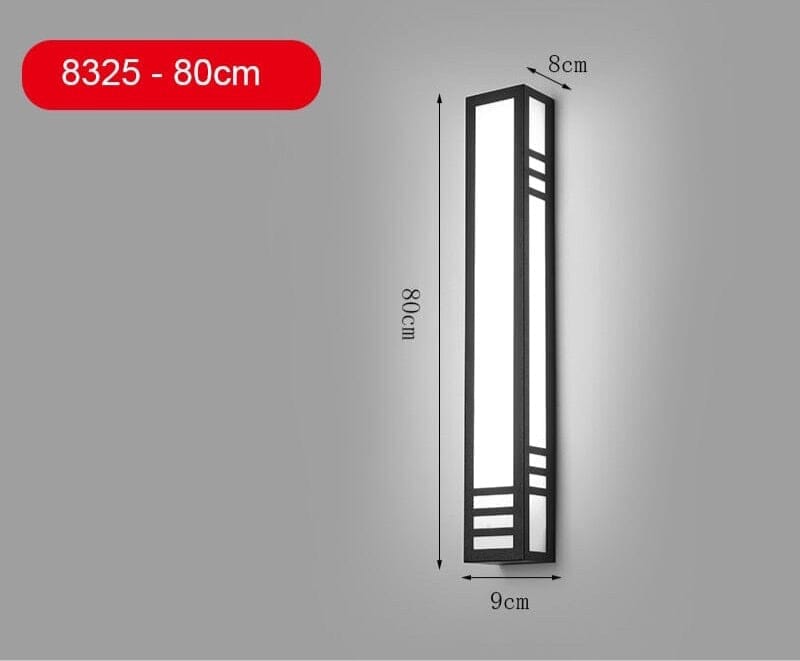 Solara zewnętrzna lampa ścienna LED | Lersk