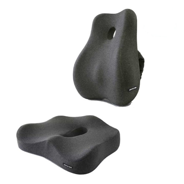 Memory Foam Office Chair Cushion For Desk Workers With Orthopedic Lumbar Support | Lersk