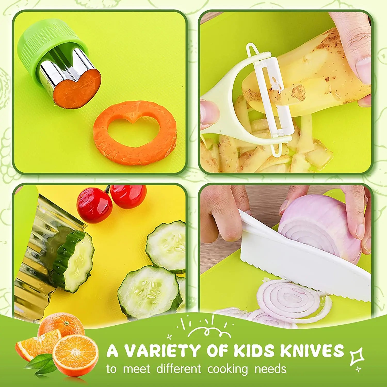 CulinaBear Junior Küchen-Set für sicheres, kinderfreundliches Kochen und Familienspaß | Lersk