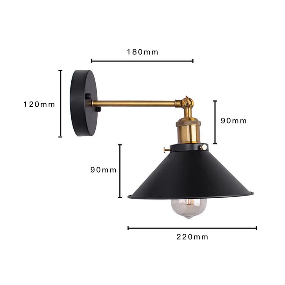 Kestrel industriell vegglampe | Lersk