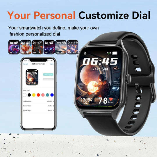 GlucoSense Smartwatch Noninvasive Glucose Monitoring Real Time Health Tracking | Lersk
