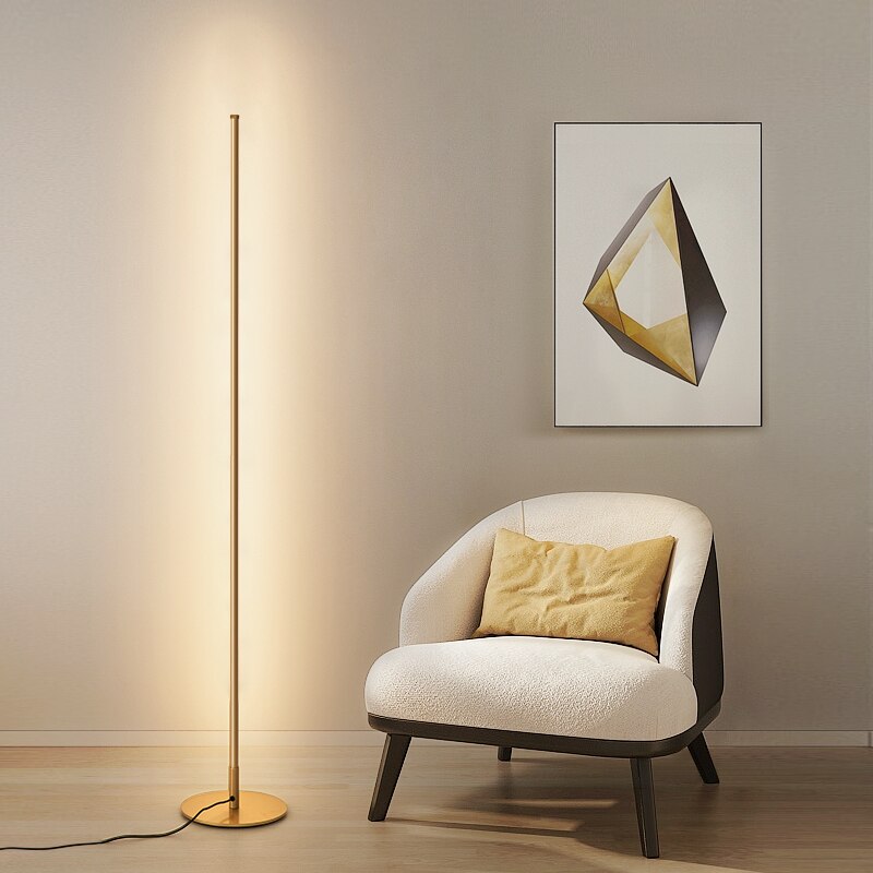 Lampada da terra Dahl moderna a LED stile minimalista per ambienti accoglienti | Lersk