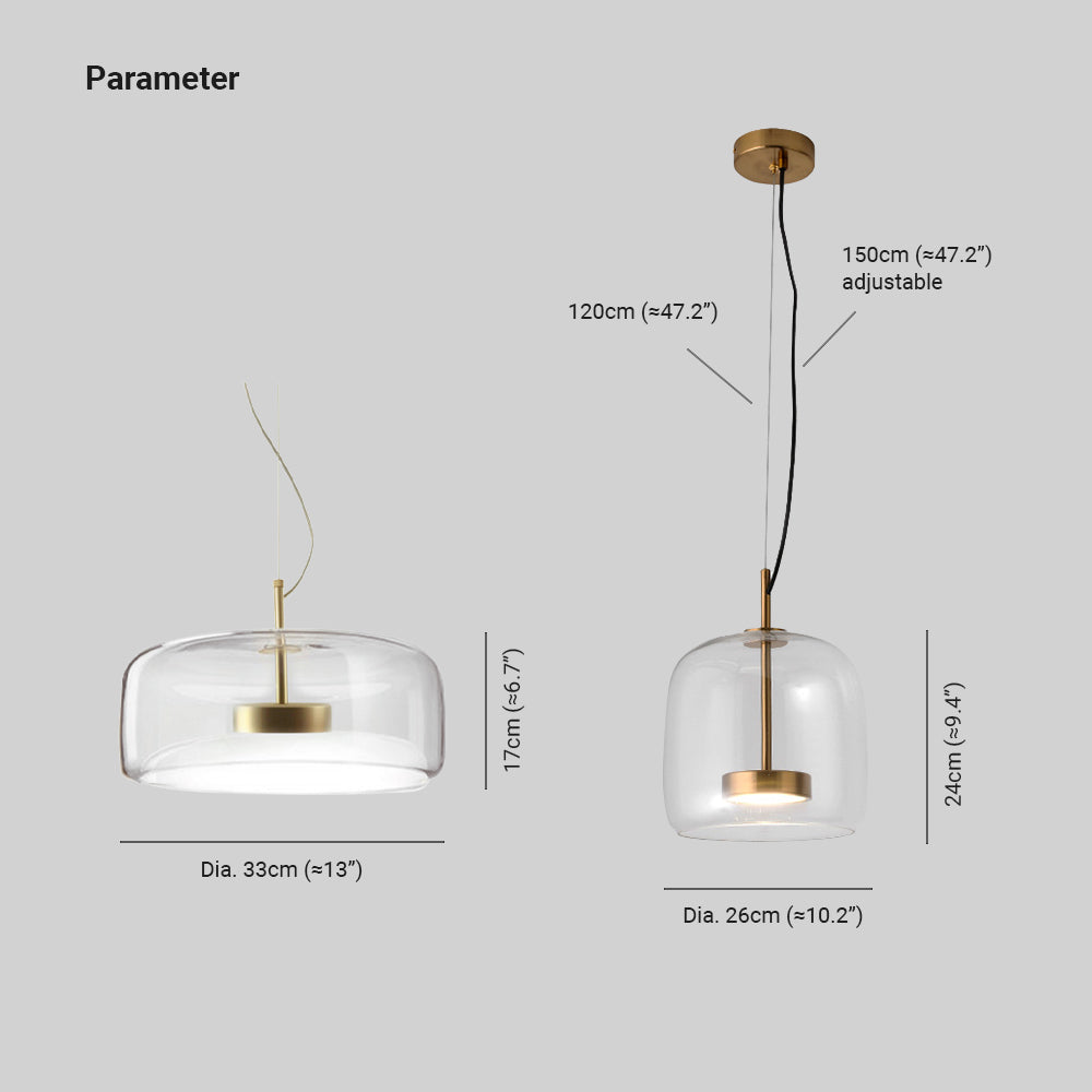 Aurelian Retro Pendant Lamp with Cozy Amber Glow Effect | Lersk