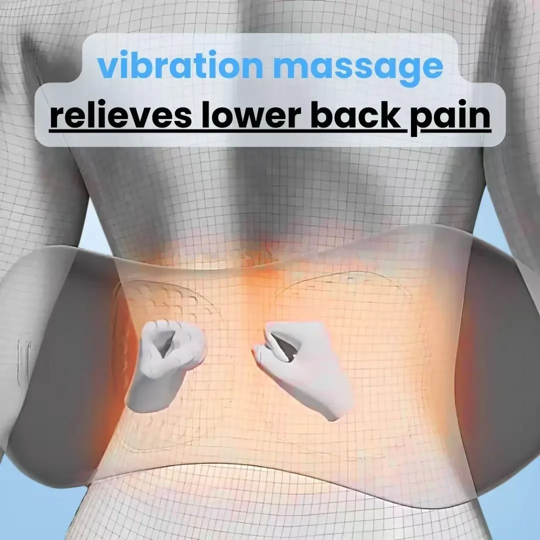 LuminaBack 3-in-1 Heated Vibration Massager For Sciatica | Lersk