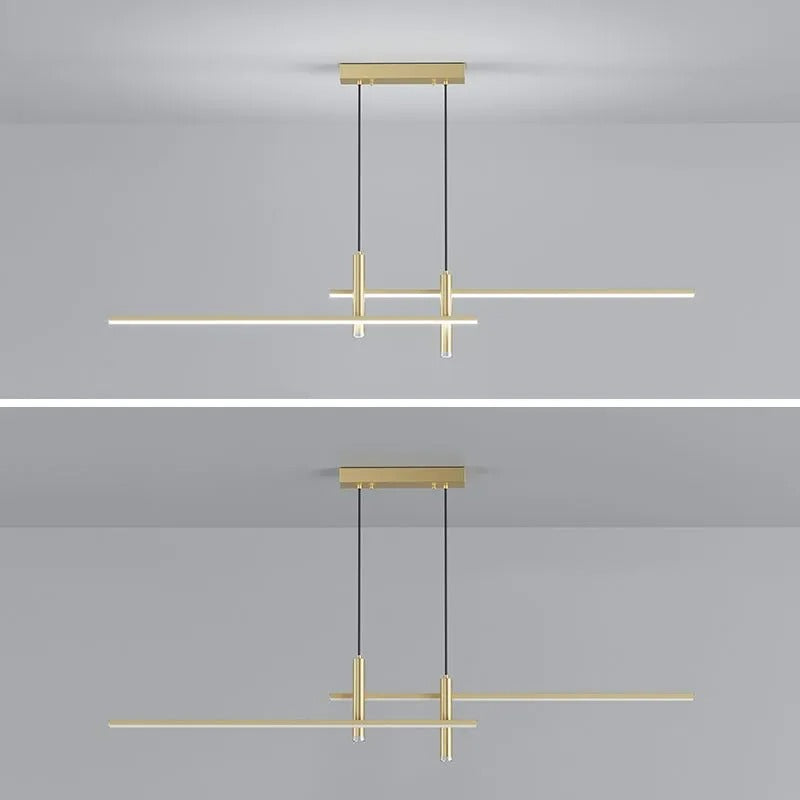 Nexa Linear Pendant Light for Modern Dining Room Lighting | Lersk