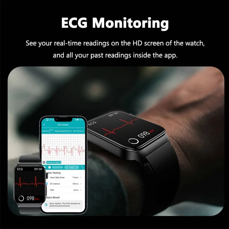 NovaPulse All-in-One-Uhr mit EKG- und Glukoseüberwachung | Lersk